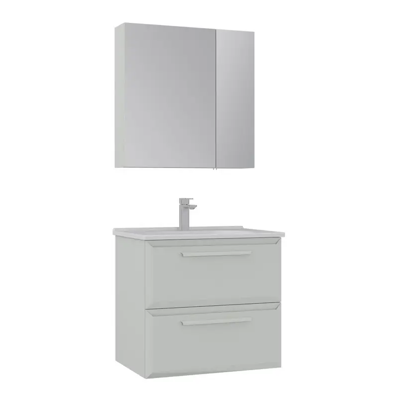 Orka Nuvola 65 cm Banyo Dolabı Takımı | Parlak Kaşmir