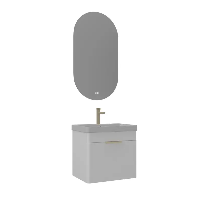 Orka Procida 60 cm Banyo Dolabı Takımı | Mat Beyaz