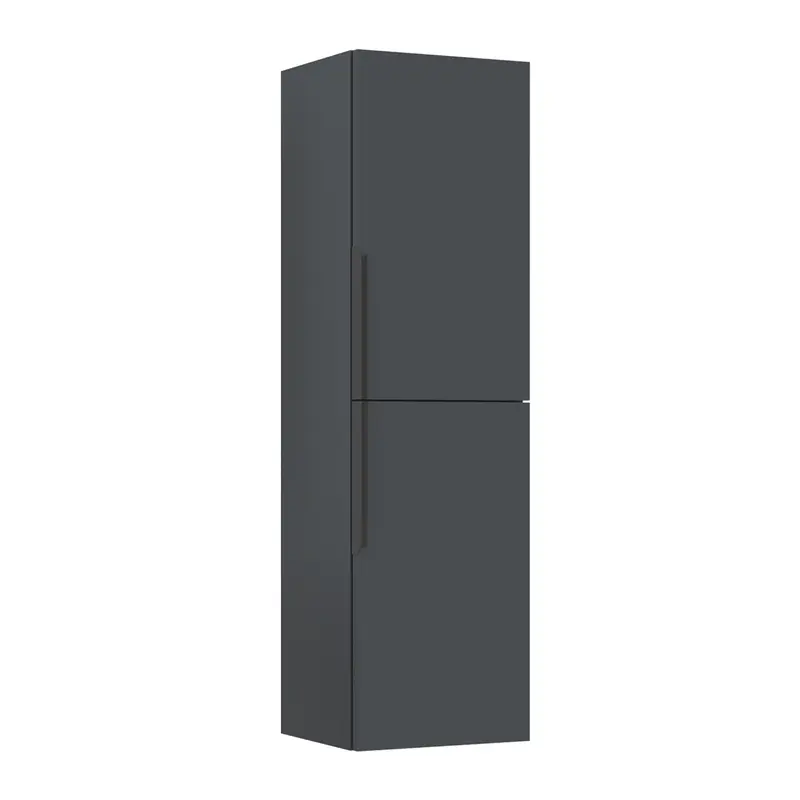 Orka Pure 40 cm Banyo Boy Dolabı | Mat Antrasit