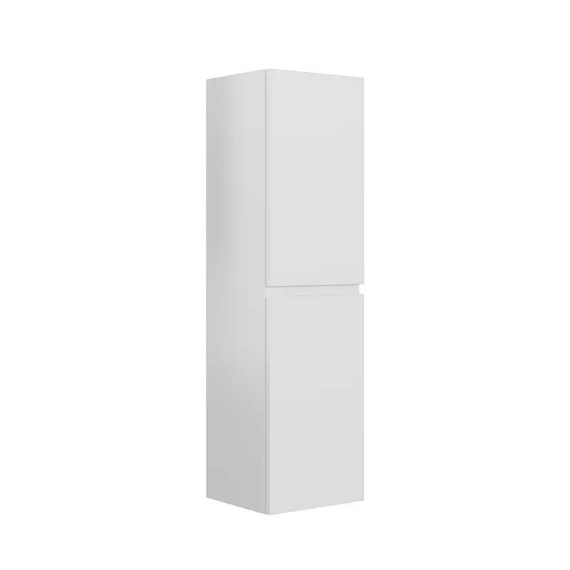 Orka Purus 40 cm Banyo Boy Dolabı | Çift Kapaklı | Beyaz