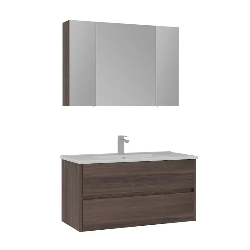 Orka Side 100 cm Çekmeceli Banyo Dolabı Takımı | Navaro