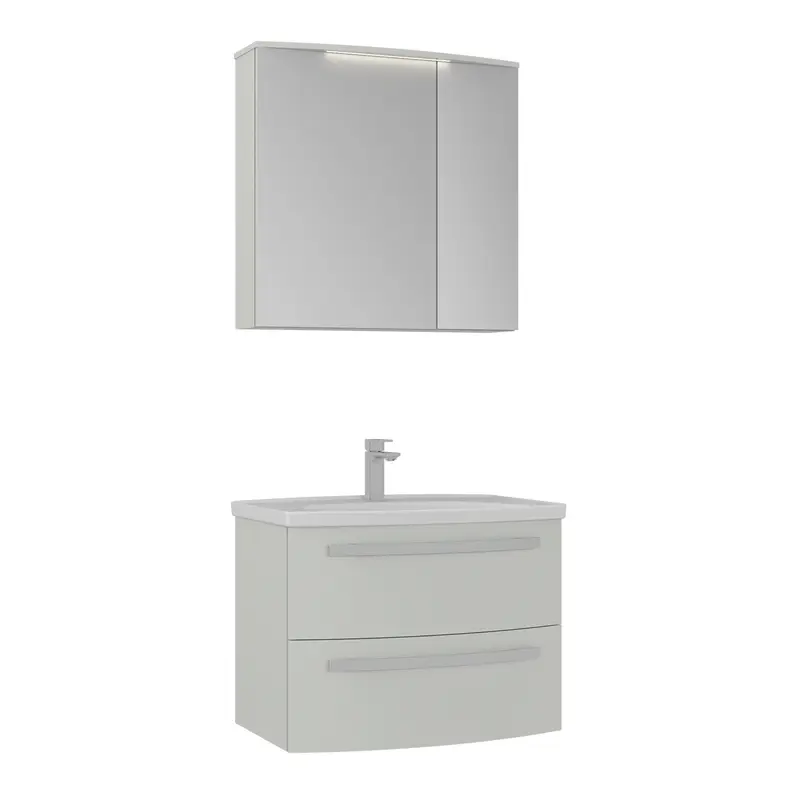 Orka Urla 70 cm Banyo Dolabı Takımı | Parlak Kaşmir