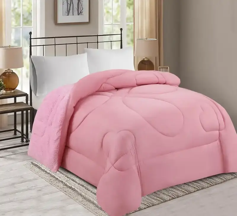 Orkide Welsoft Comforter Tek Kişilik Yorgan Pembe