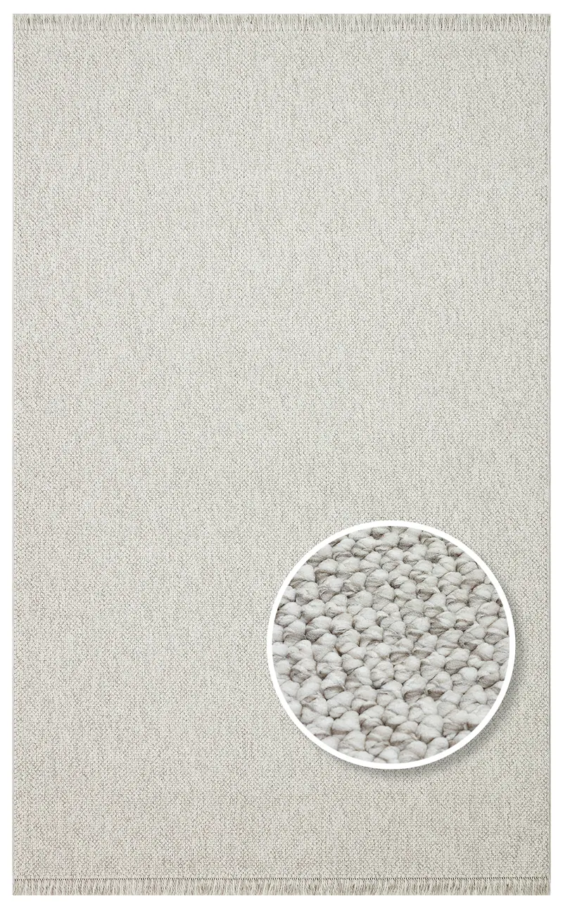 Oslo OSL Plaın Gri - Yumuşak Dokulu Spor Tarz Modern Halı