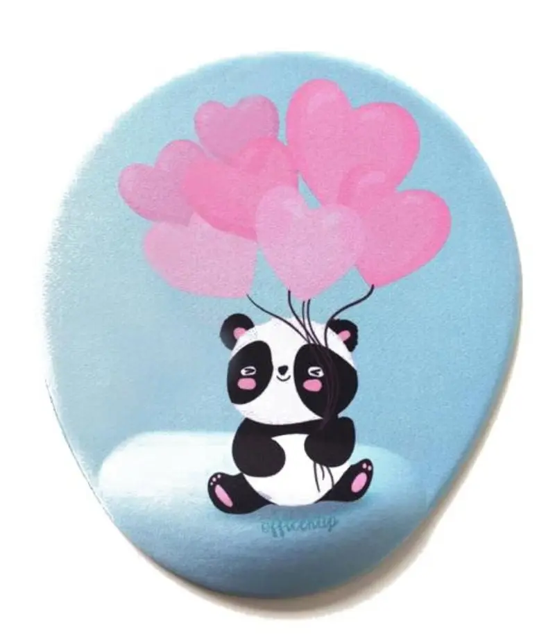Panda Mavi Bilek Destekli Mouse pad