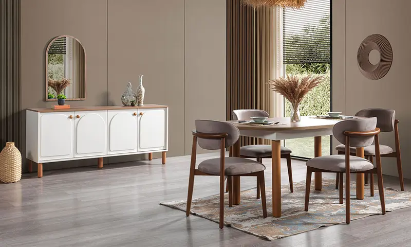 Parla Modern Yemek Odası Takımı