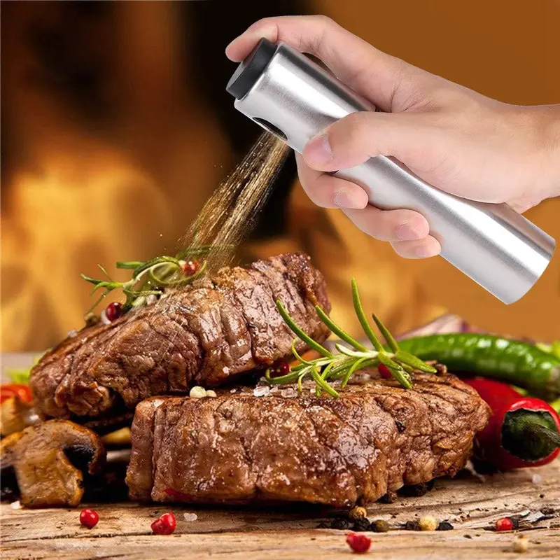 Paslanmaz Spreyli Yağ Şişesi 100 ml