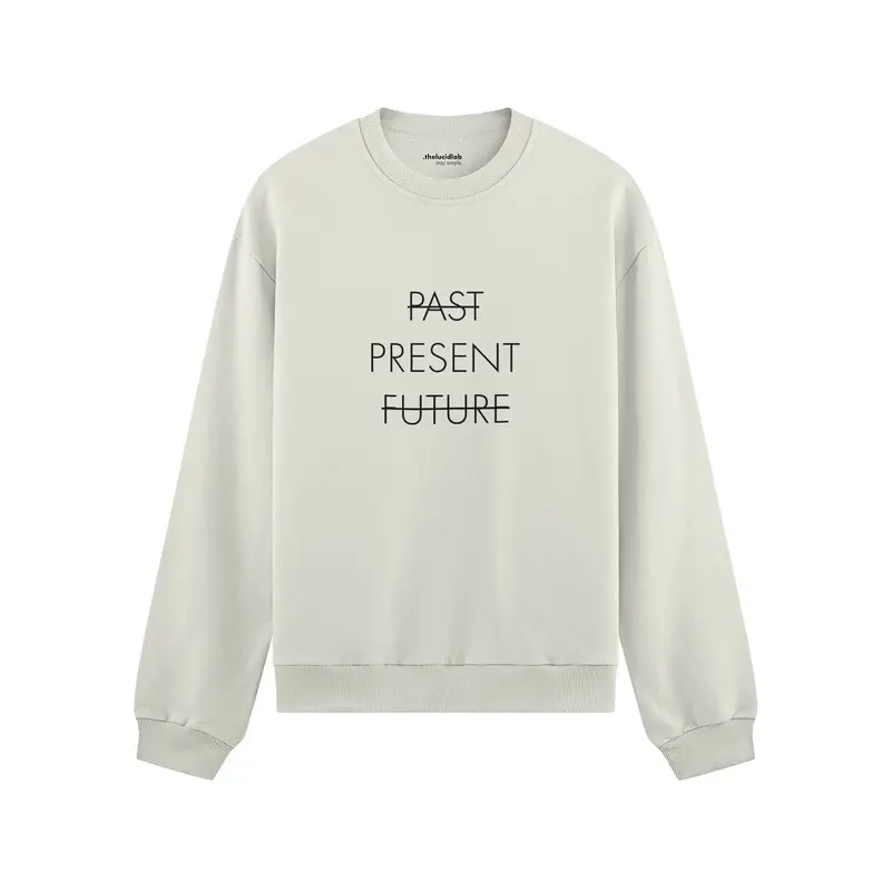 Past Present Future Oversize Sweatshirt