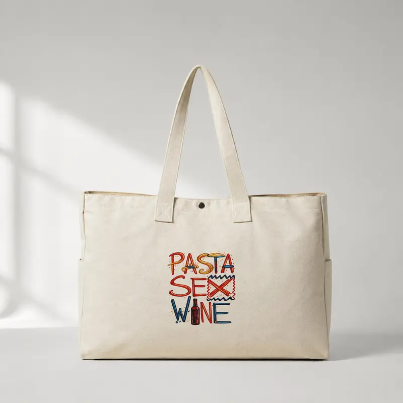 Pasta Sex Wine Daily Tote Bag