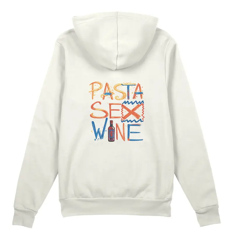 Pasta Sex Wine Oversize Hoodie