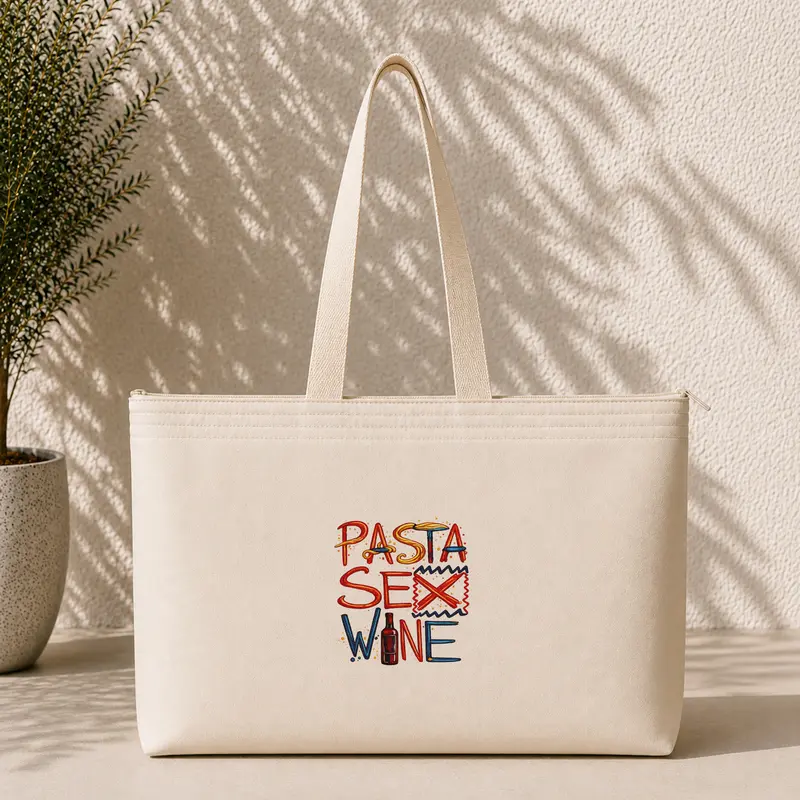 Pasta Sex Wine Weekend Tote Bag