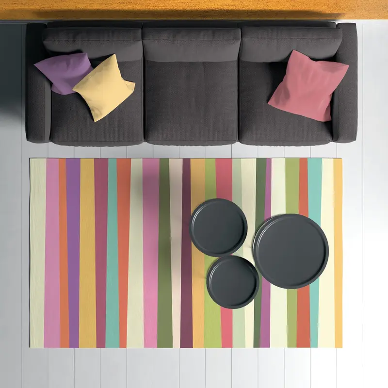 Pastel Art Halı