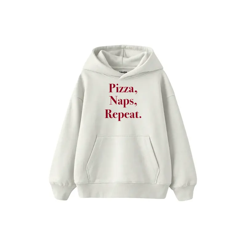 Pizza Naps Repeat Çocuk Hoodie