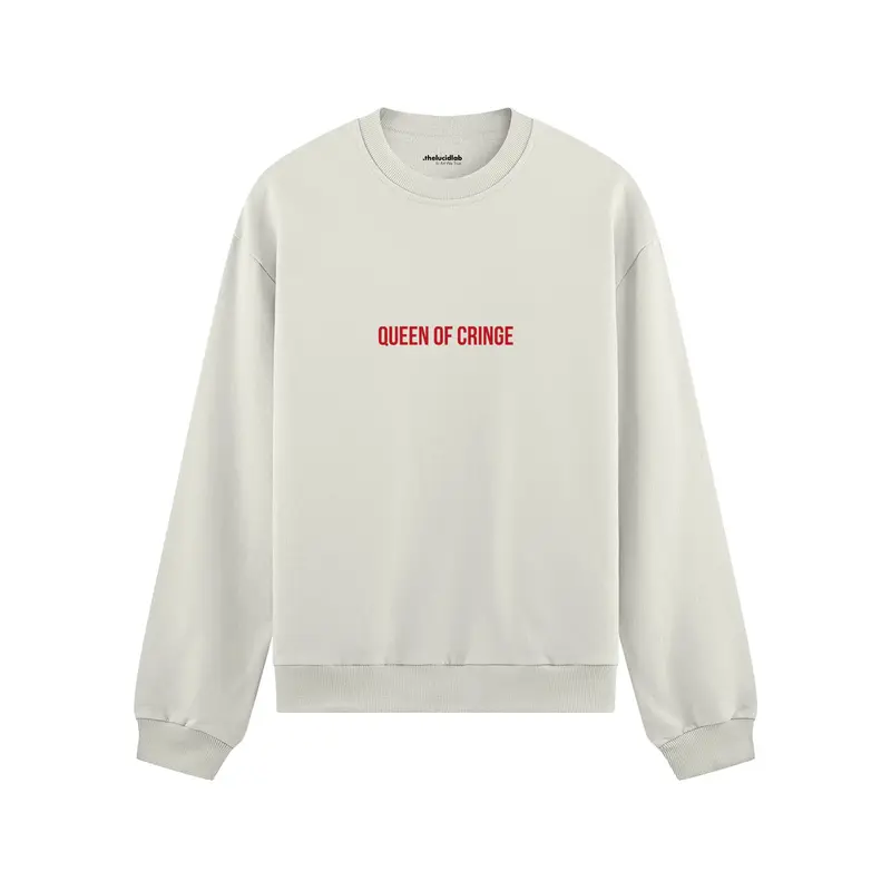 Queen Of Cringe Oversize Sweatshirt