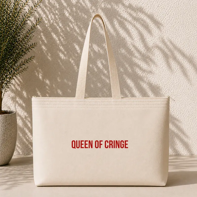Queen Of Cringe Weekend Tote Bag