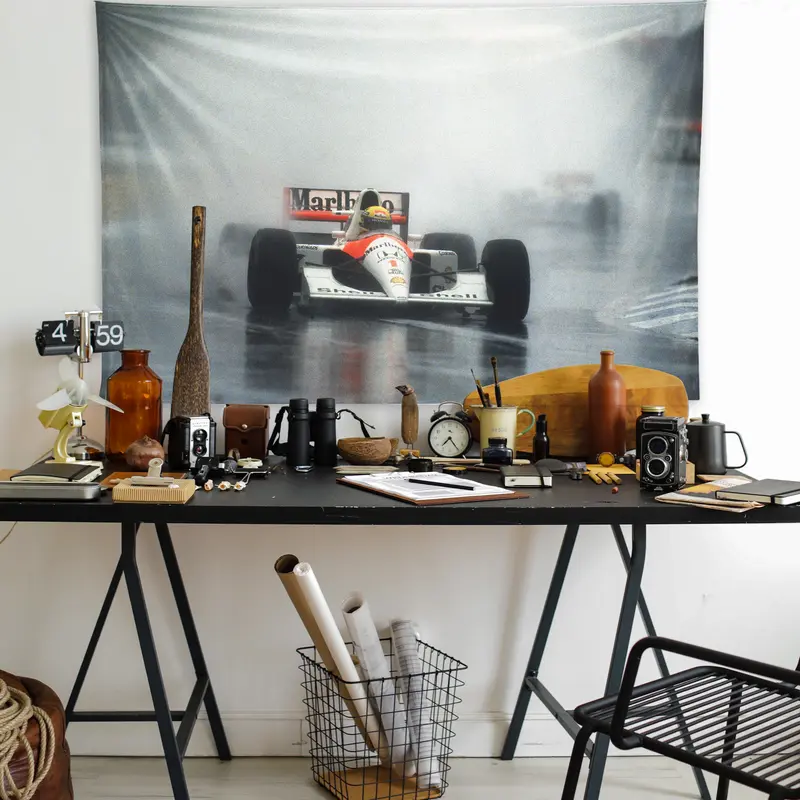 Rain Man v2 / Ayrton Senna Duvar Örtüsü