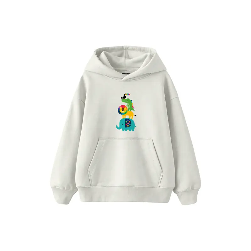 Rainbow Animal Friends Çocuk Hoodie
