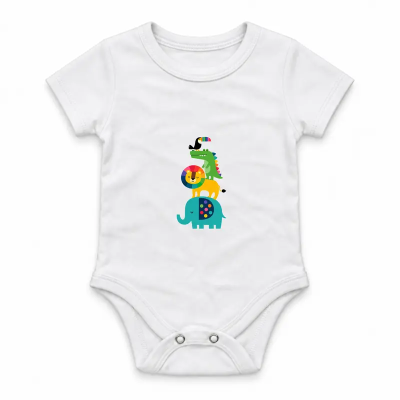 Rainbow Animal Friends Çıtçıtlı Body