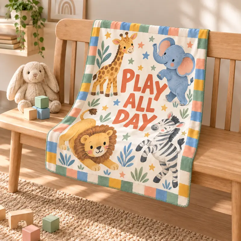 Rainbow Play Polar Bebek Battaniyesi