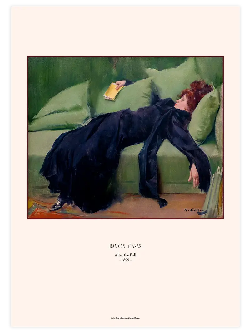 Ramón Casas After the Ball - Art Print