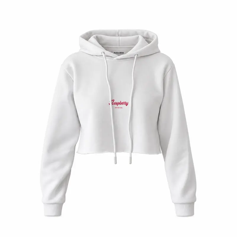 Raspberry Crop Hoodie