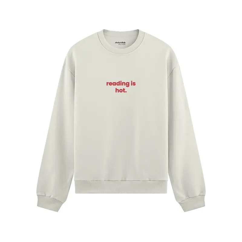 Reading Is Hot Oversize Sweatshirt