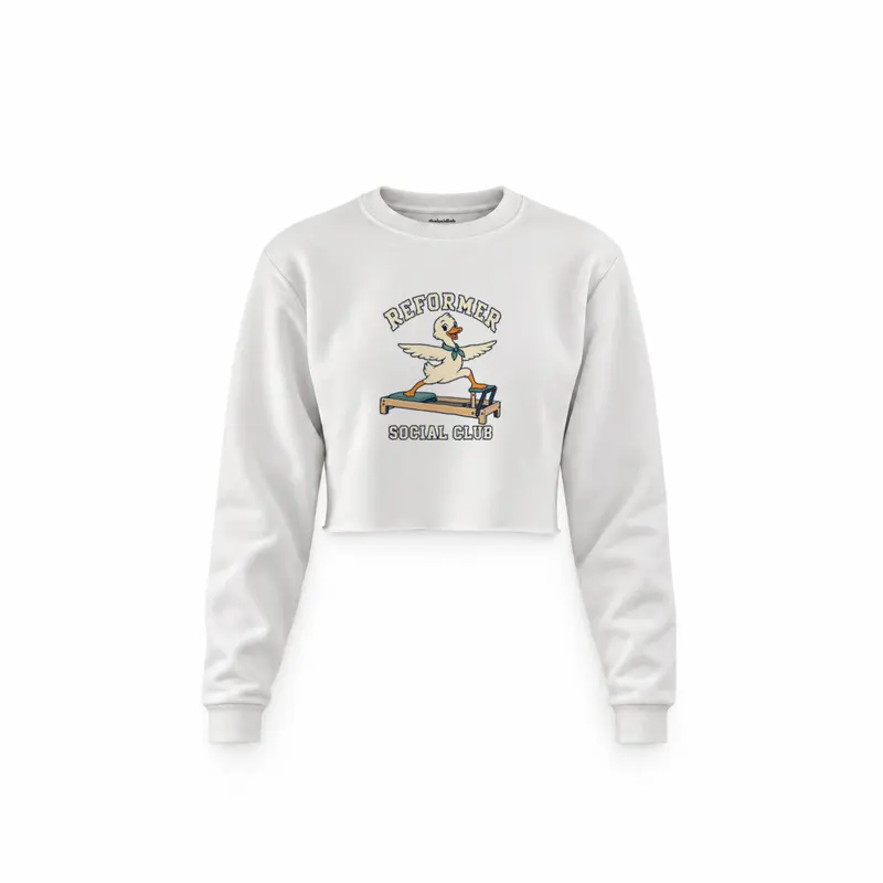 Reformer Social Club Crop Sweatshirt