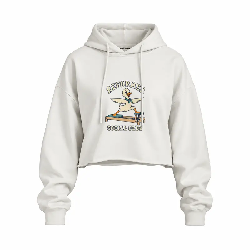 Reformer Social Club Oversize Crop Hoodie