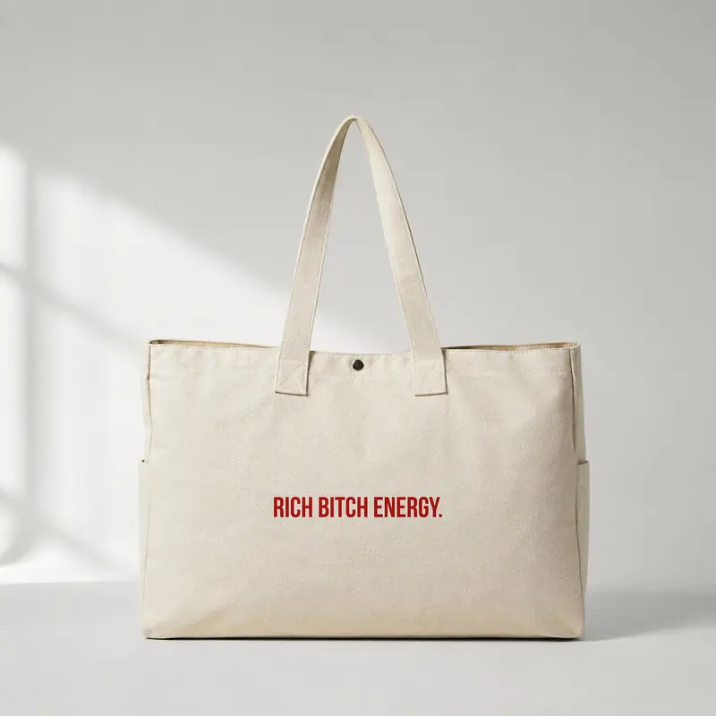 Rich Bitch Energy Daily Tote Bag