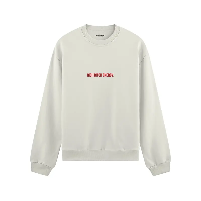 Rich Bitch Energy Oversize Sweatshirt
