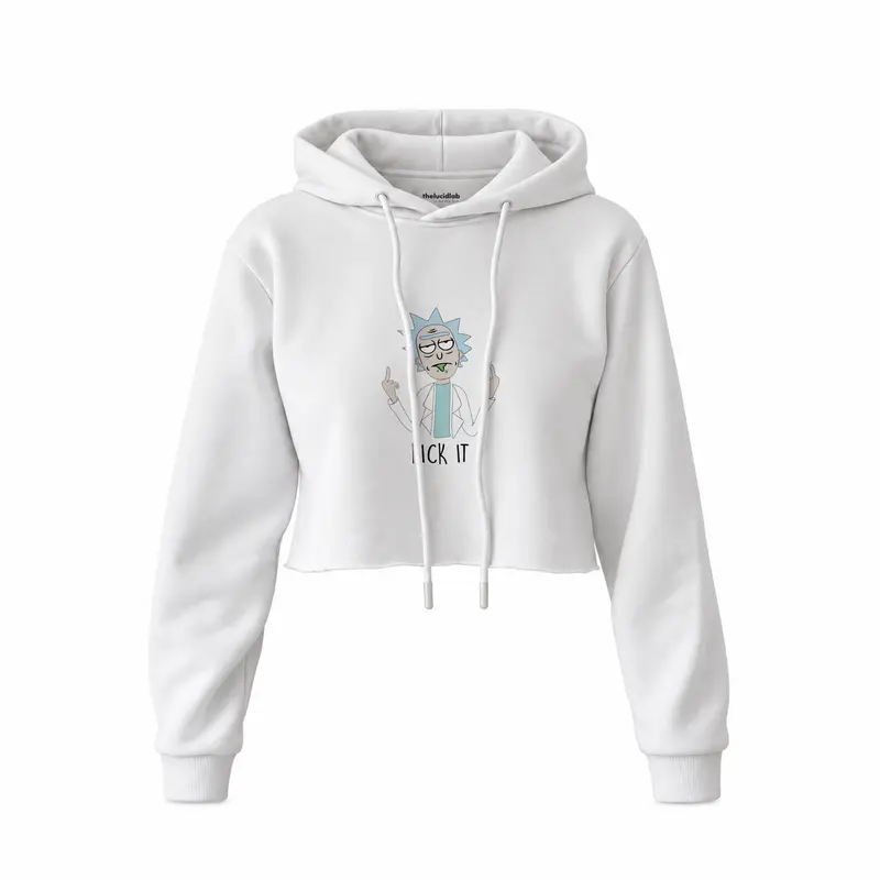 Rick It Crop Hoodie