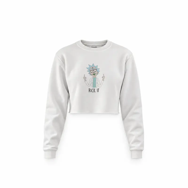 Rick It Crop Sweatshirt