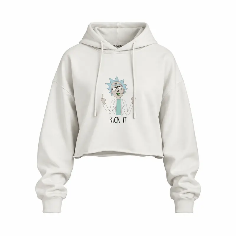 Rick It Oversize Crop Hoodie