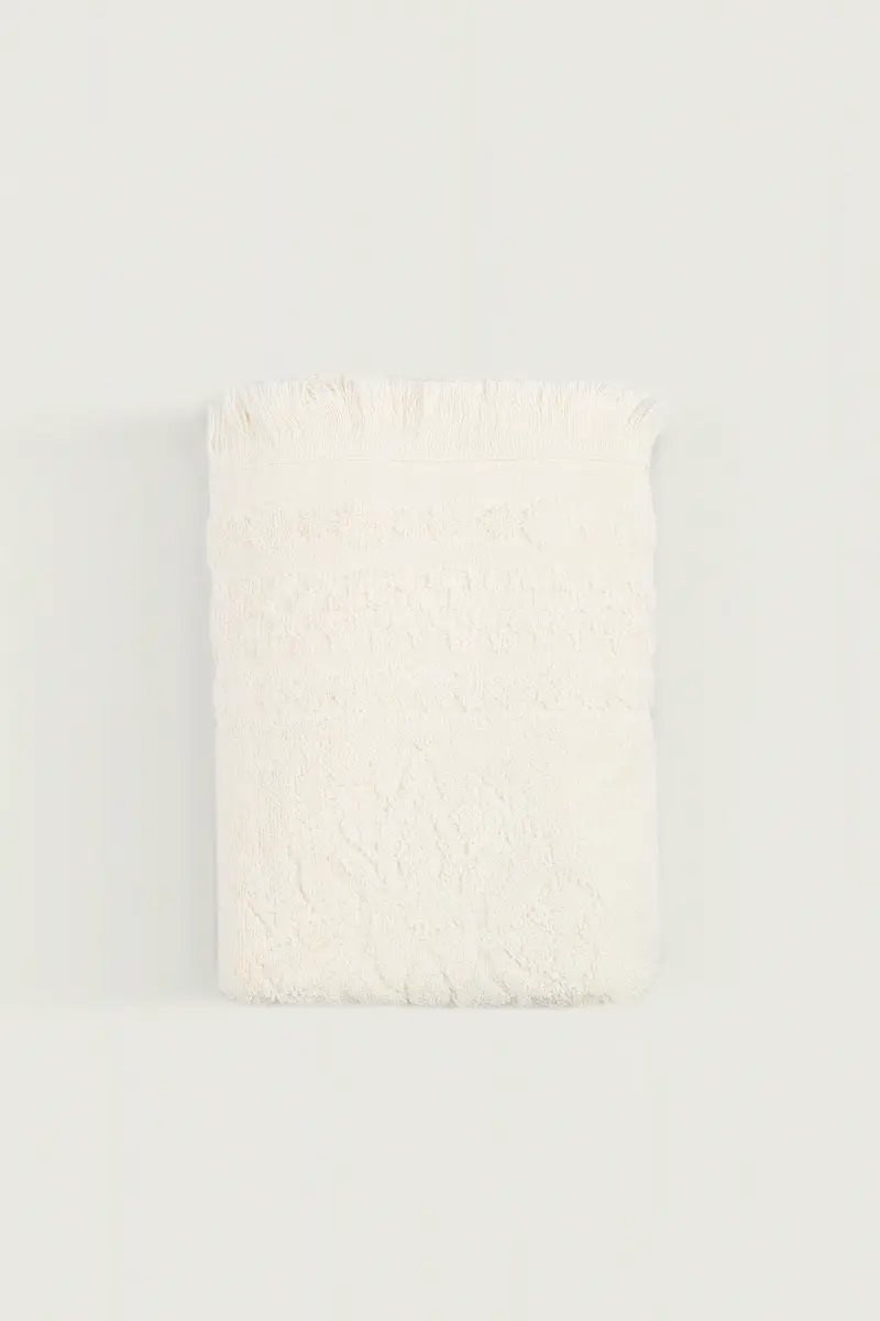 Rosima Banyo Havlusu 70x140 cm Ekru