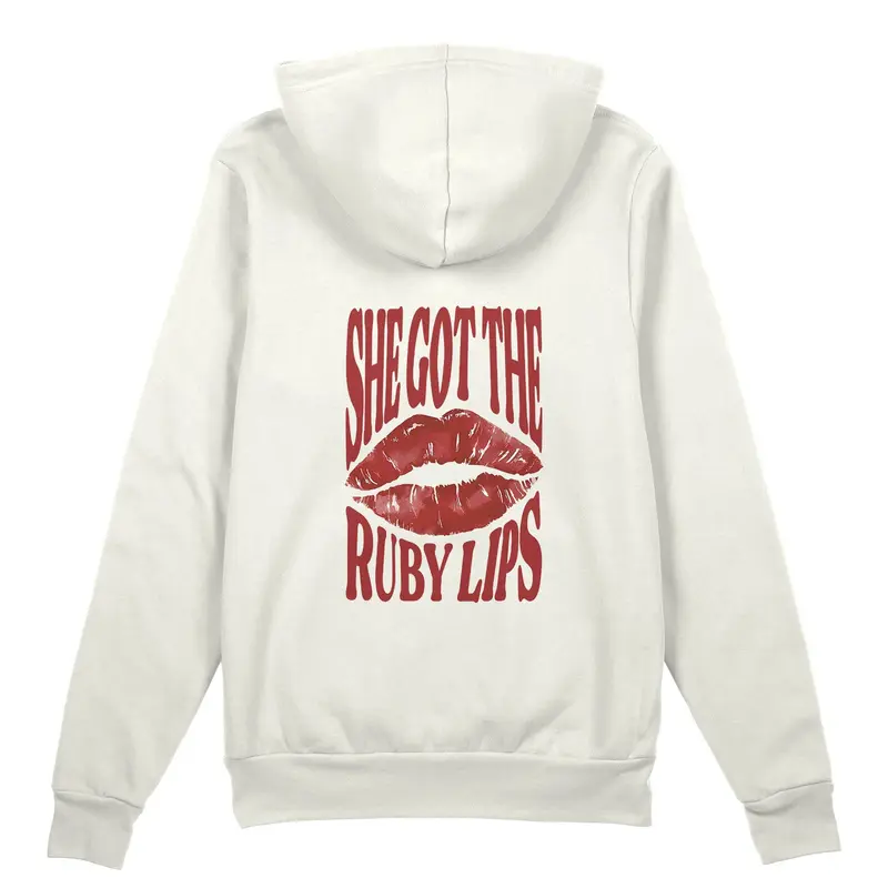 Ruby Lips Oversize Hoodie