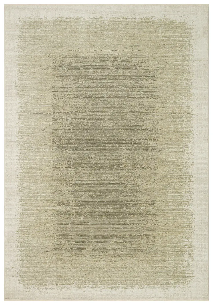 Sahara SHA 04 Krem Yeşil - Yumuşak Tuşeli, Hav Yapmayan Modern Halı – Zarif Desenler