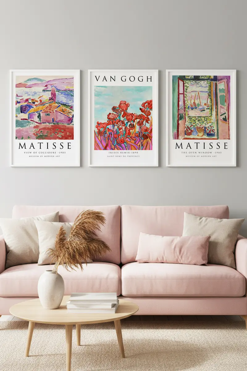 Sanat Eserleri Tablo Seti - Modern 3’lü Set | huhu268