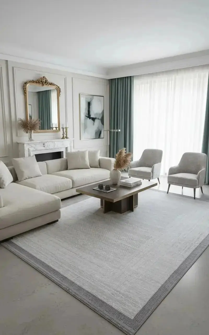 Santo 64461-75 Akrilik Modern Klasik Makine Halısı