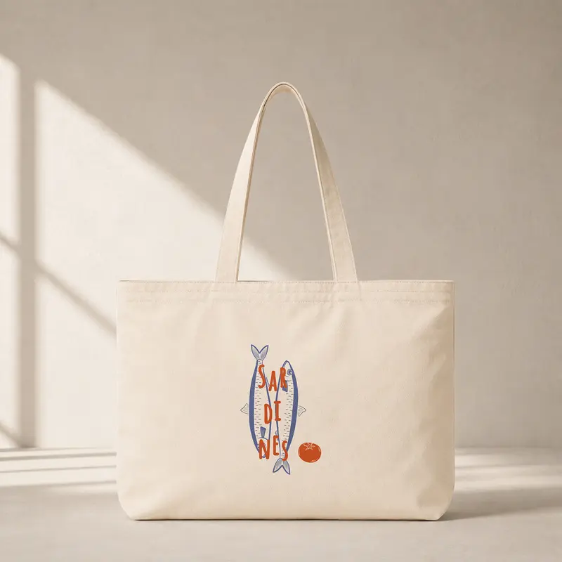 Sardines Club Tote Bag