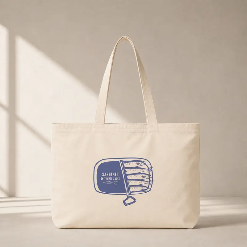 Sardines in Tomato Sauce Club Tote Bag