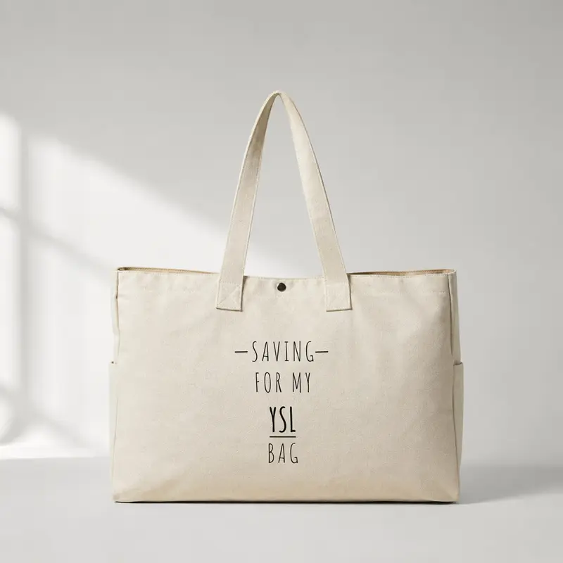 Saving For My YSL Bag Daily Tote Bag