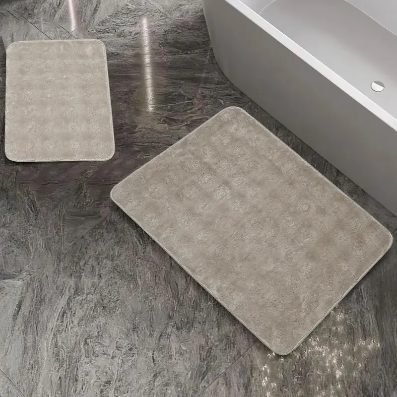 Schafer Home Pia 2 li Peluş Banyo Paspası Bej