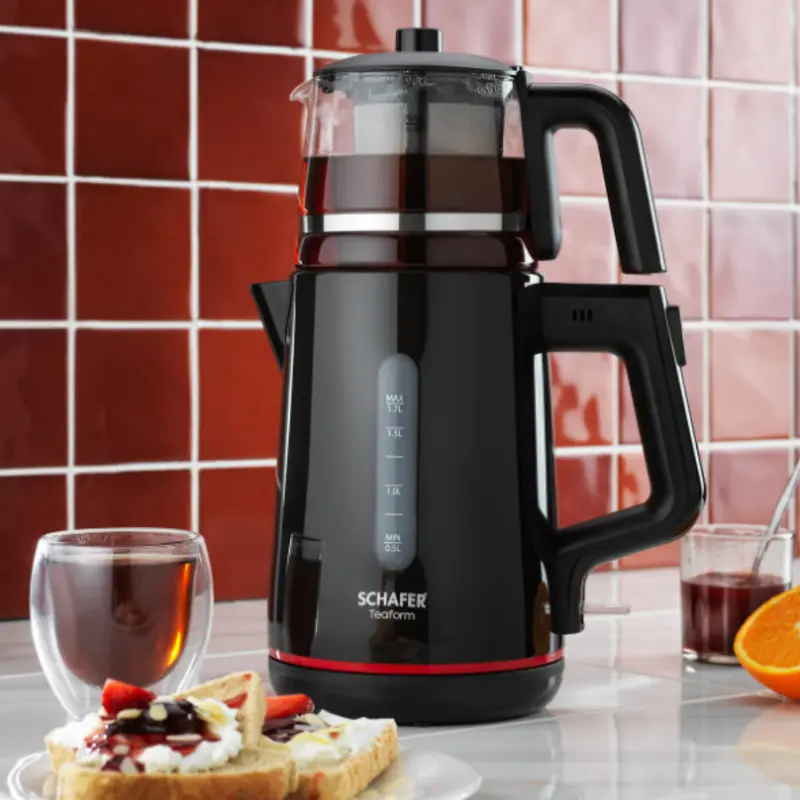 Schafer Teaform 1500 W Çay Makinesi Siyah