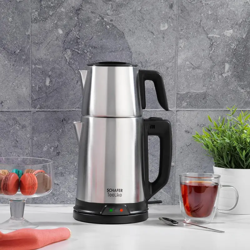 Schafer TeeLike Paslanmaz Çelik Çay Makinesi Inox