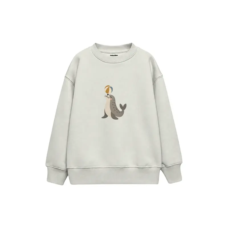 Seal Balancing a Small Ball Çocuk Sweatshirt