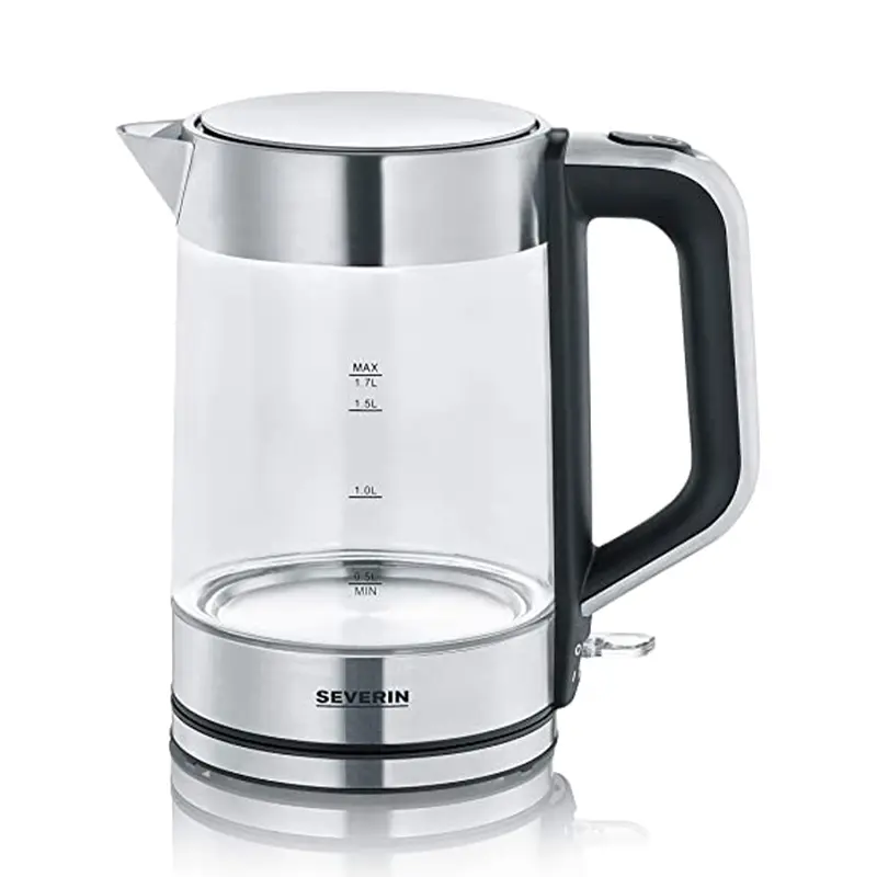 Severin 1.7 Lt 2200 w Elektrikli Cam Su Isıtıcısı Kettle Çaydanlık