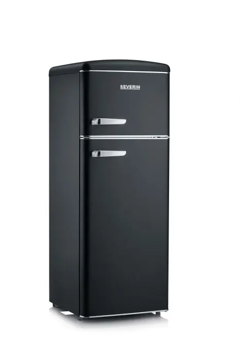 Severin Retro 206 Lt Çift Kapılı Buzdolabı Siyah