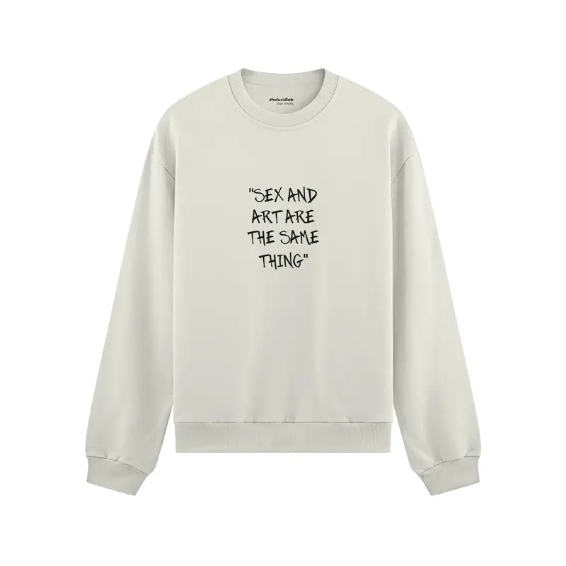 Sex And Art Oversize Sweatshirt