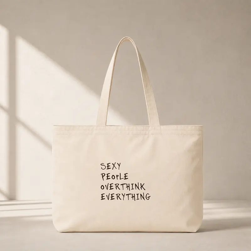 Sexy People Overthink Club Tote Bag