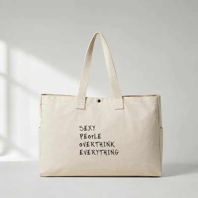 Sexy People Overthink Daily Tote Bag